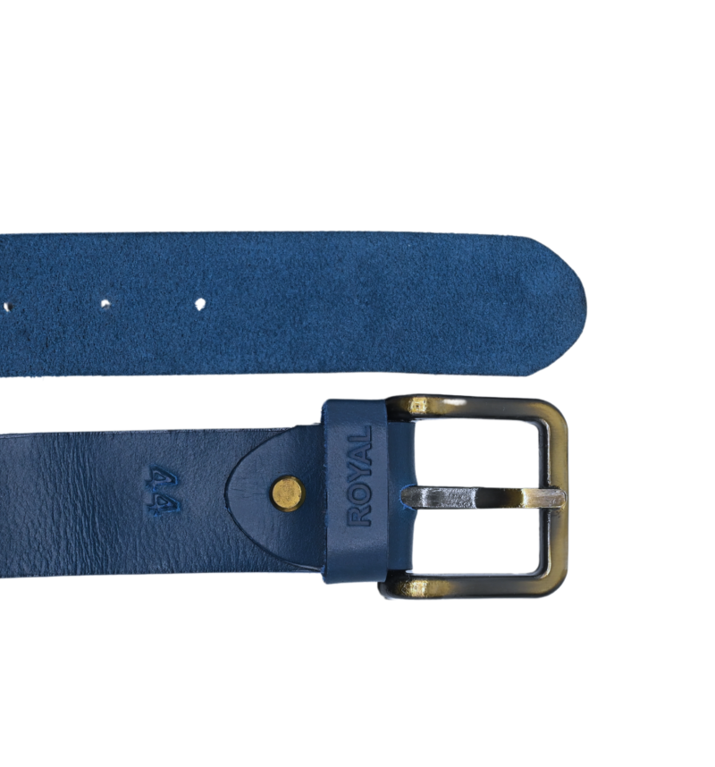 Hand Crafted Traditional Leather Blue Belt