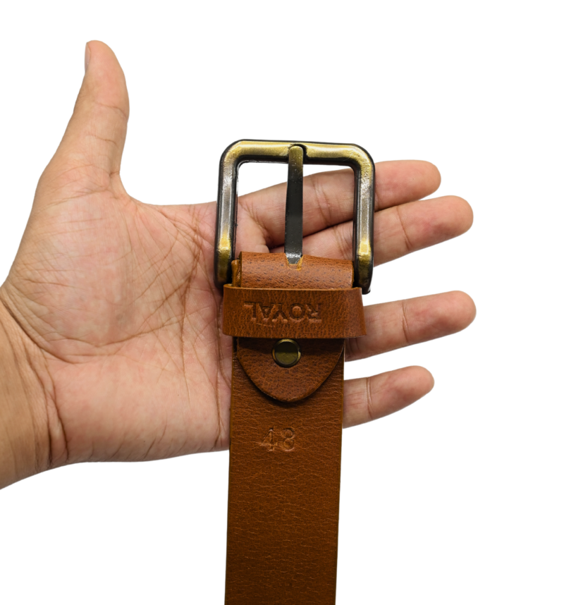 Hand Crafted Traditional Leather Tan Belt