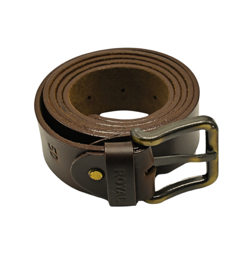 Hand Crafted Leather Chocolate Brown Belt