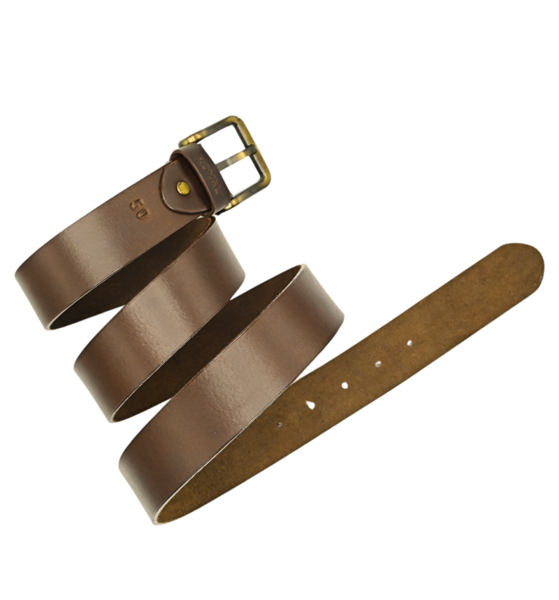 Hand Crafted Leather Chocolate Brown Belt