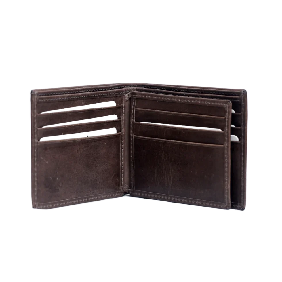 leather card men wallet