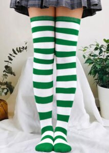 How do you keep thigh high socks up plus size