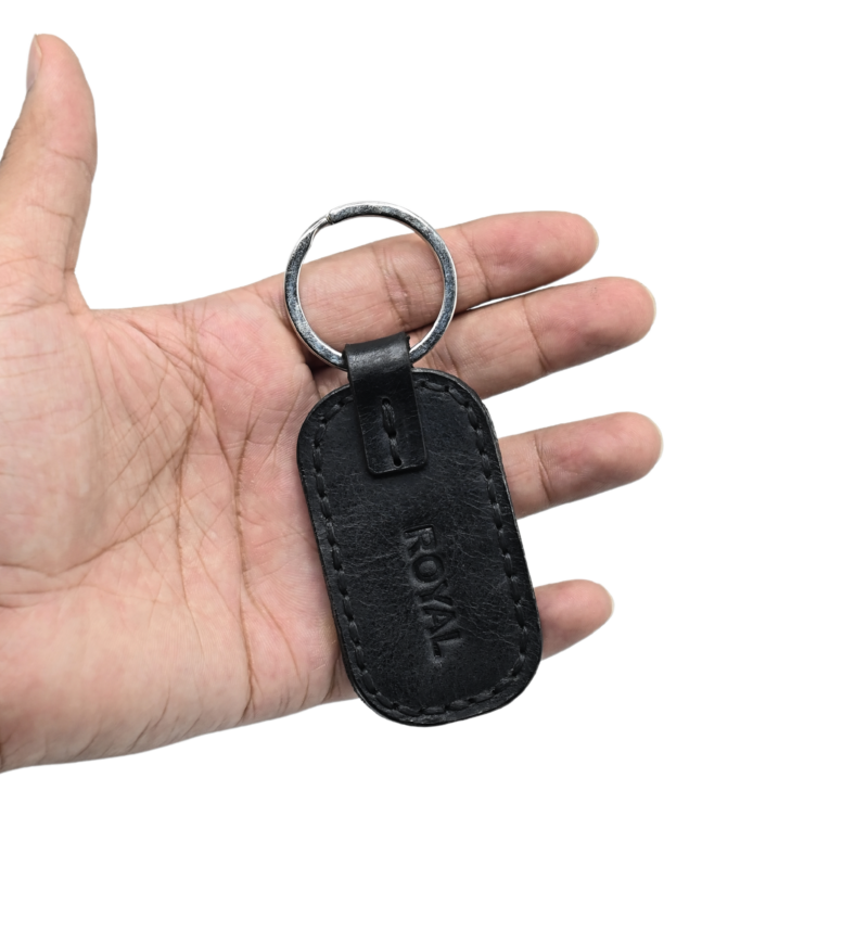 Black Leather Key Chain