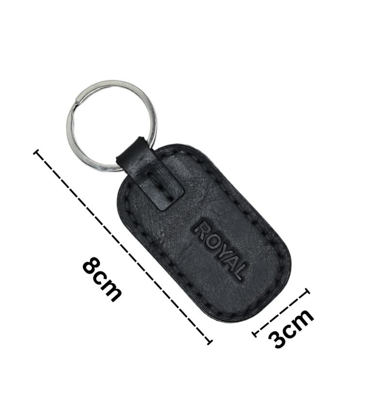 Black Leather Key Chain